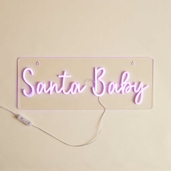 Santa Baby Neon Sign