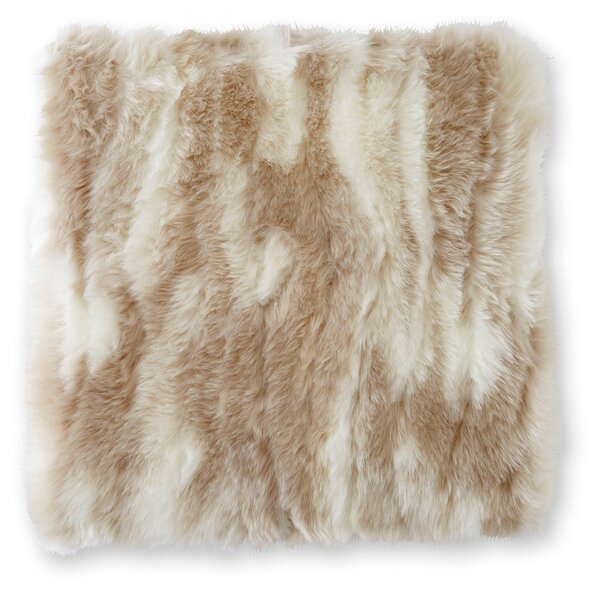 Faux Fur Square Seat Pad