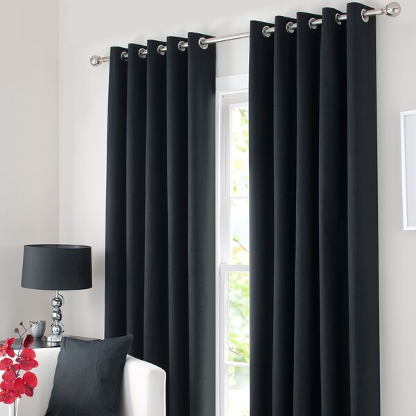 Solar Blackout Eyelet Curtains