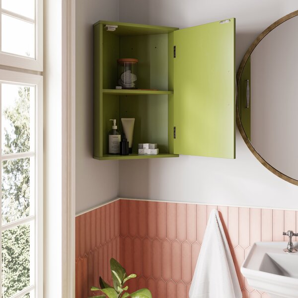 Cerelia Corner Wall Cabinet