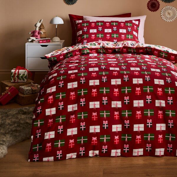 Folk Gingerbread House Duvet Cover Set