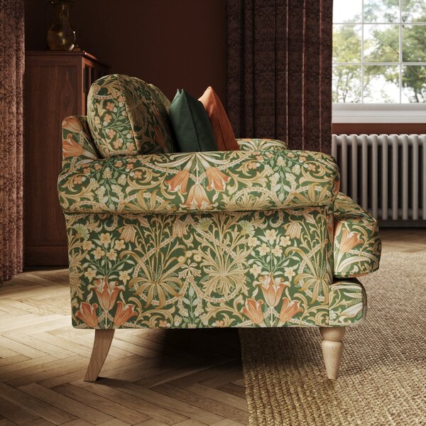 Jolene William Morris Woodland Weeds Print Velvet 2 Seater Sofa