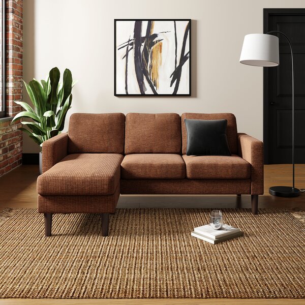 Jacob Corduroy Small Corner Chaise Sofa