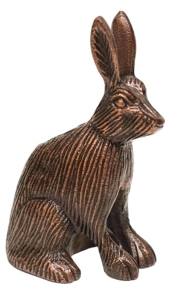 Cast Aluminium Hare Candle Holder