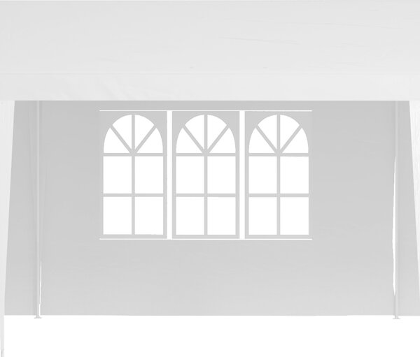 Outsunny 9 x 3m Garden Gazebo Marquee Party Wedding Tent Canopy - White Aosom UK