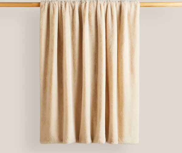 Silky Soft Faux Fur Recycled Throw Blanket