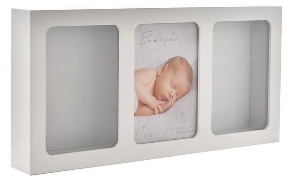 Bambino White Multi Photo Frame & Casting Kit