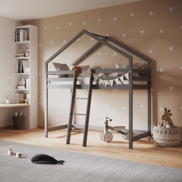 Nook House Midsleeper Bed Frame