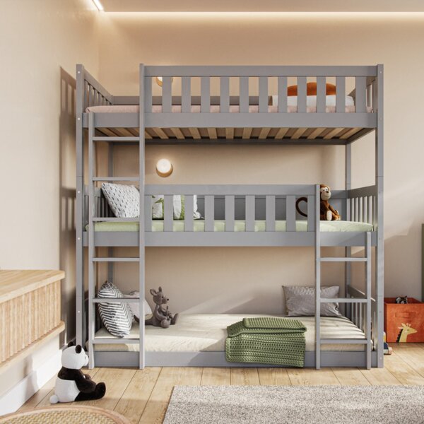 Bea Triple High Bunk Bed Frame