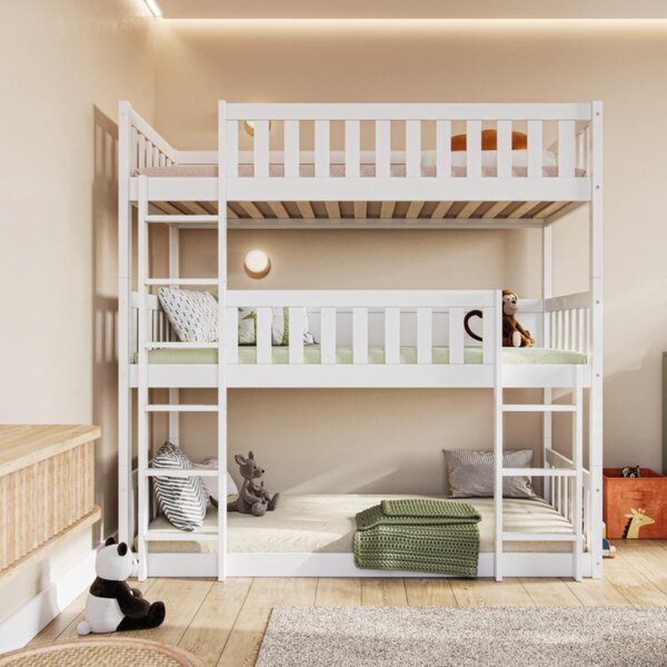 Bea Triple High Bunk Bed Frame