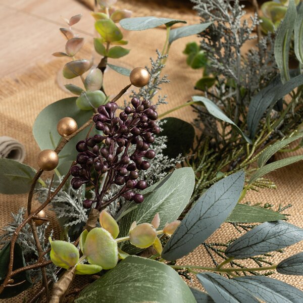 Artificial Eucalyptus Rustic Garland