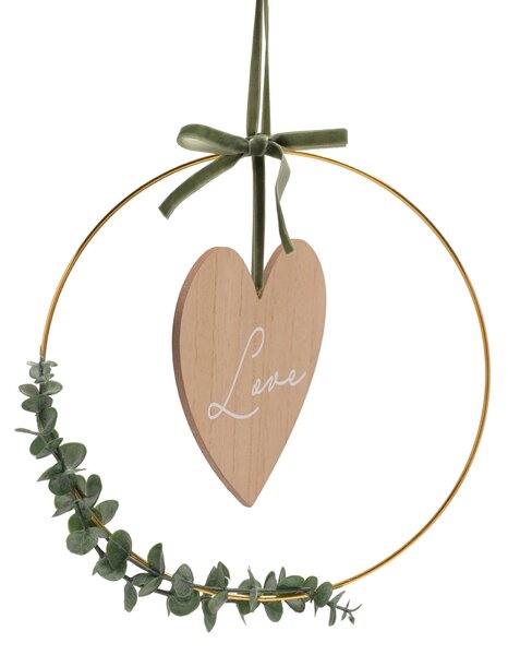 Love Story Love Hoop Hanging Ornament