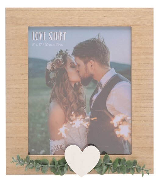 Love Story Rustic Photo Frame