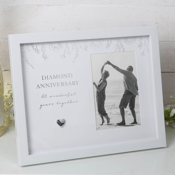 Amore Diamond Wedding Anniversary Photo Frame