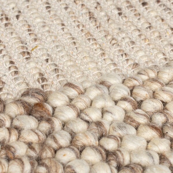 Pebble Wool Border Rug