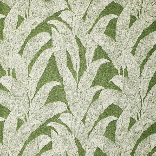 Linda Barker Evergreen Leaf Fabric Green