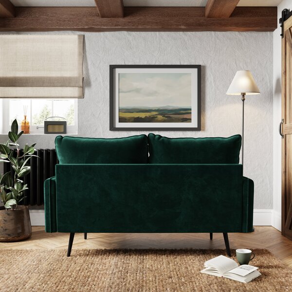 Cassie Velvet 2 Seater Sofa in a Box