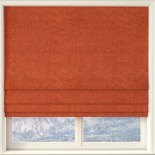 Linda Barker Petal Made To Measure Roman Blind Deep Terracotta