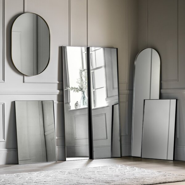 Huntly Champagne Arch Full Length Wall Mirror