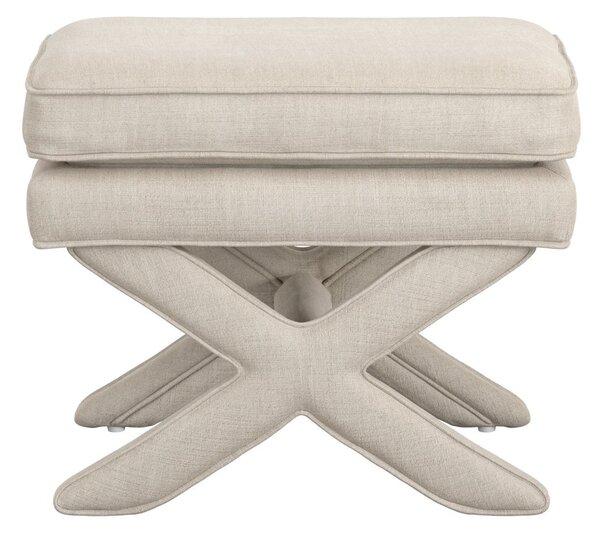 Rhode Linen Blend Footstool