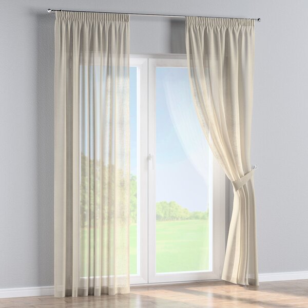 Pencil pleat curtain