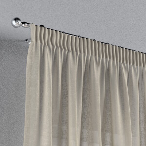 Pencil pleat curtain
