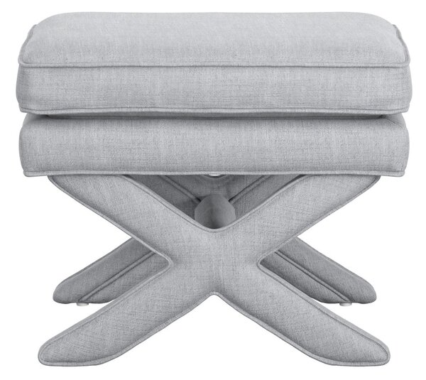 Rhode Linen Blend Footstool