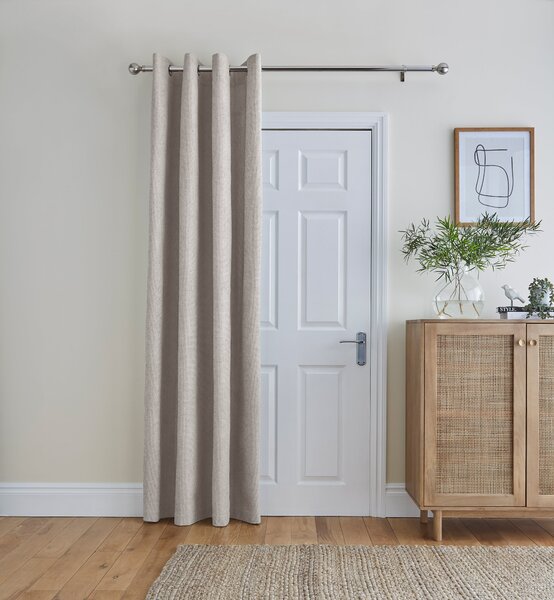 Ensley Chenille Thermal Eyelet Door Curtains