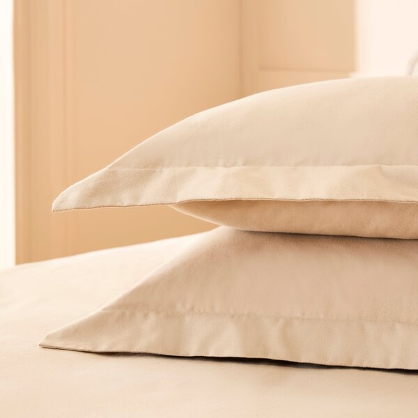 Dorma Premium 100% Brushed Cotton Oxford Pillowcase Pair