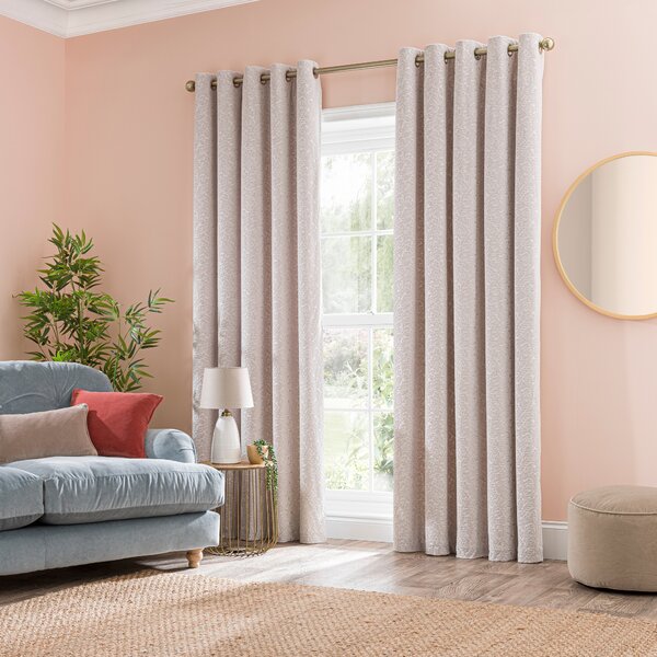 Odetta Cut Velvet Thermal Eyelet Curtains