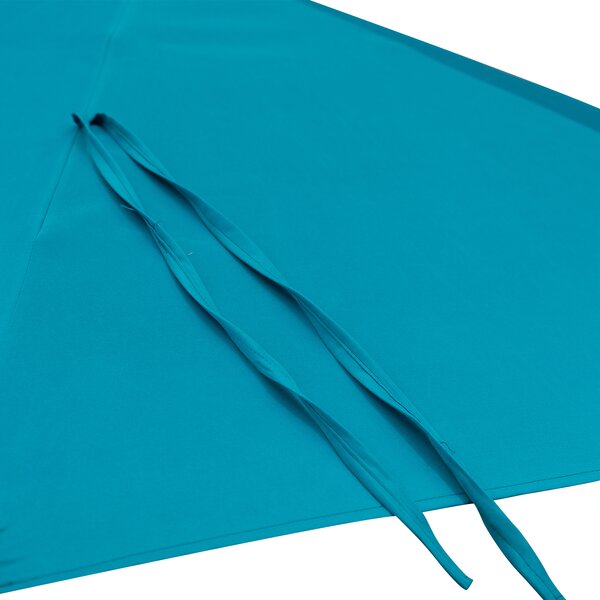 Outsunny Waterproof 4.6m Double-Sided Patio Parasol Sun Umbrella-Blue Aosom UK