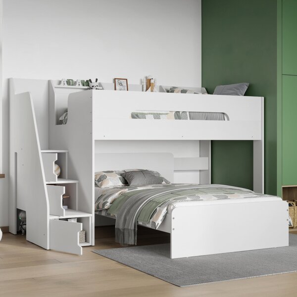 Stepaside L Shaped Triple Sleeper Bed Frame