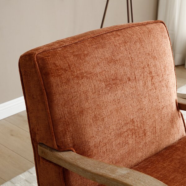 Esme Distressed Chenille Occasional Chair