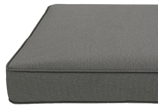 Outsunny Patio Chair Cushions, 4-Piece Seat Pillow Replacement Set with Ties, Indoor Outdoor Use, Charcoal Grey Aosom UK