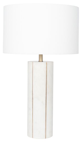 Venetia Tall White & Gold Table Lamp