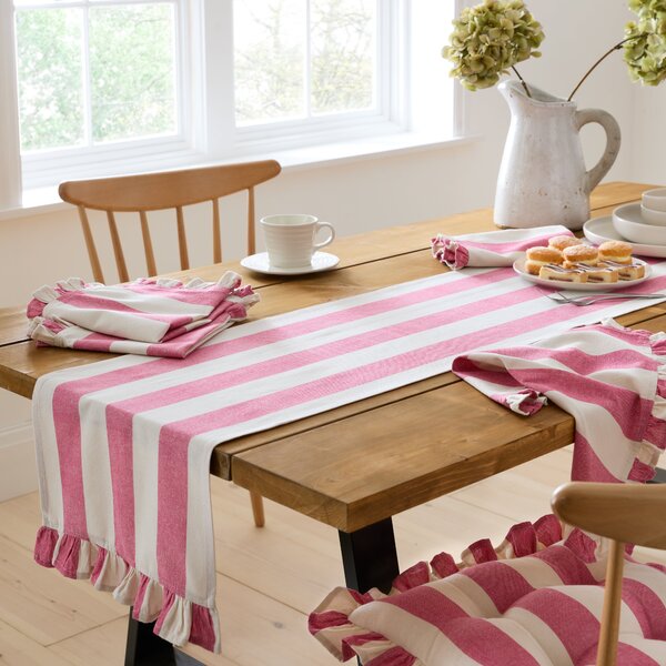 Linford Stripe Frill Seat Pad