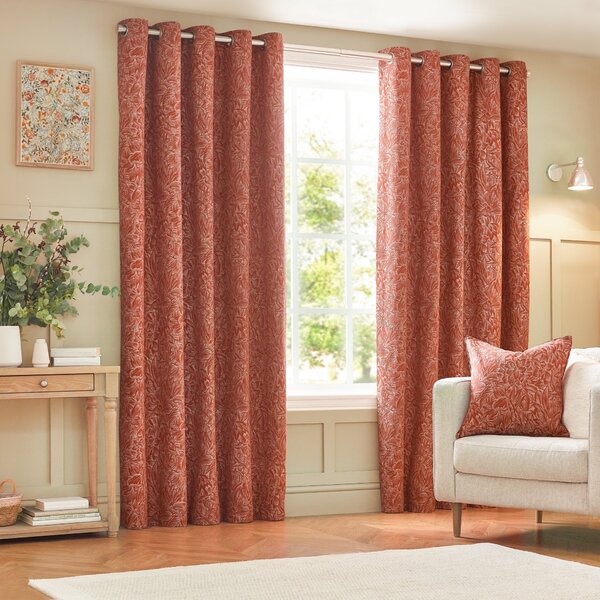 Grantley Brick Eyelet Curtains