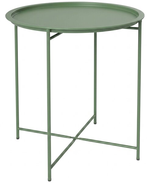 Outsunny Steel Removable Tray Top Garden Table - Green