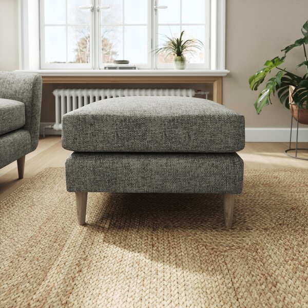 Sven Chunky Chenille Footstool