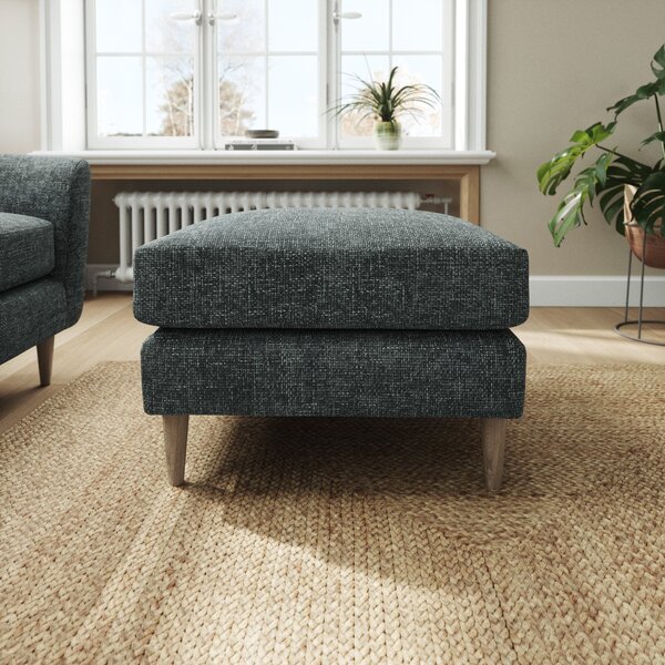 Sven Chunky Chenille Footstool