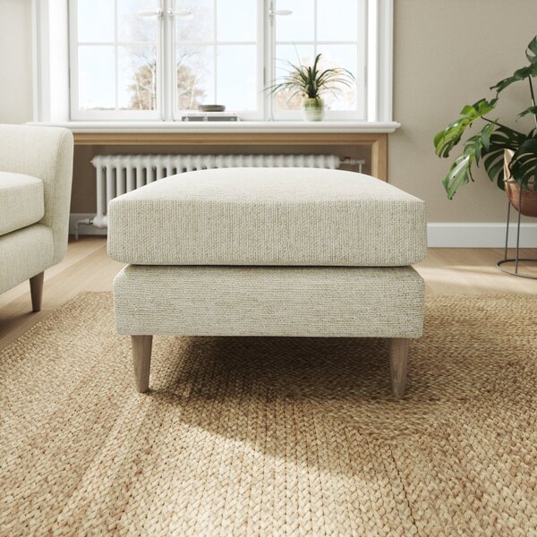 Sven Chunky Chenille Footstool