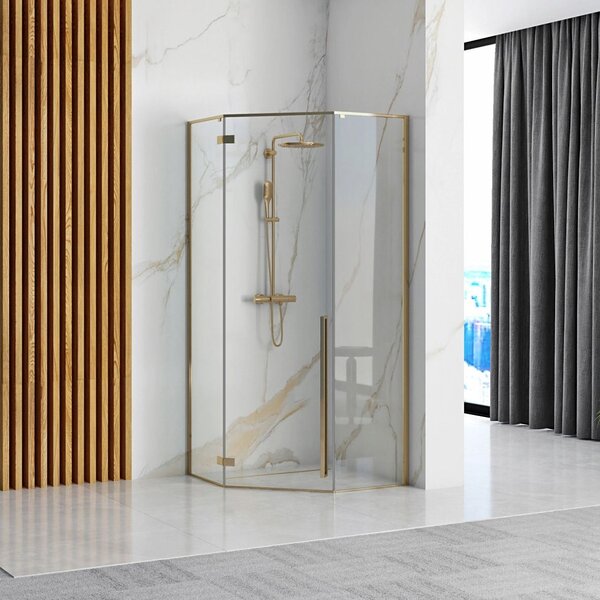 Shower enclosure DIAMOND GOLD 100x100