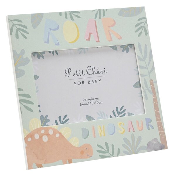 Petit Cheri Dinosaur Roar Green Photo Frame