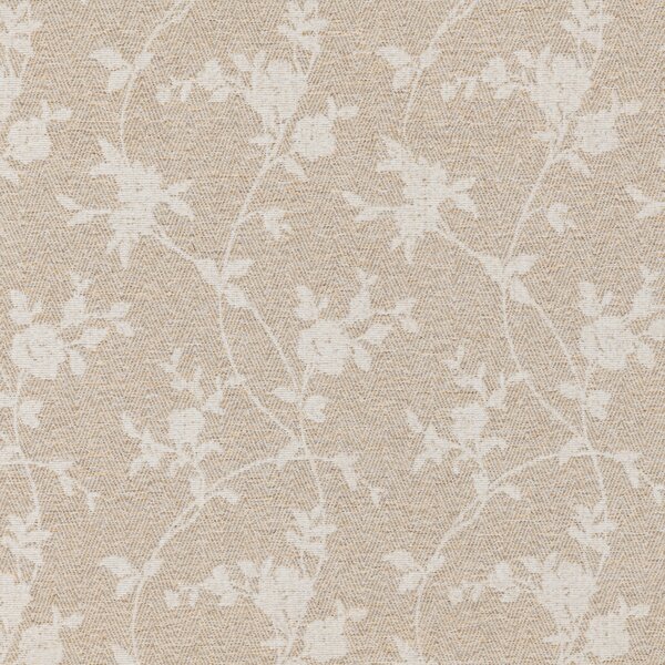 Floral Herringbone Thermal Roman Blind