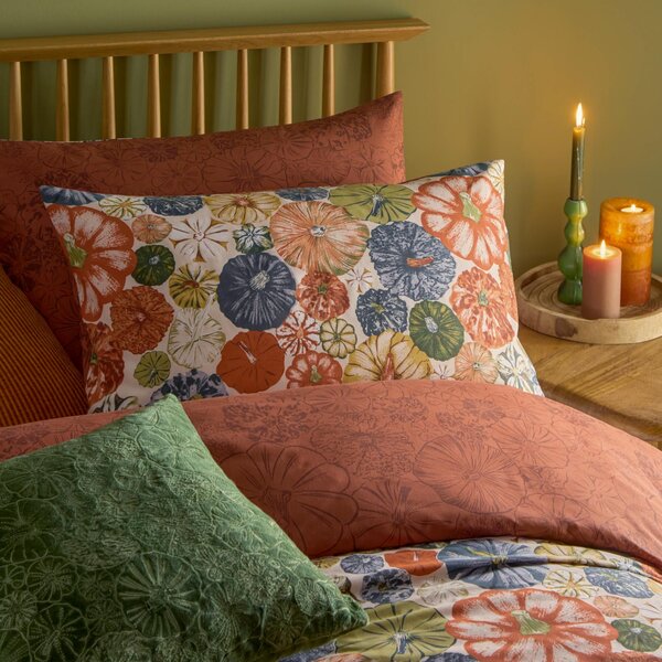 Furn Picking Patch Reversible Duvet Cover and Pillowcase Set