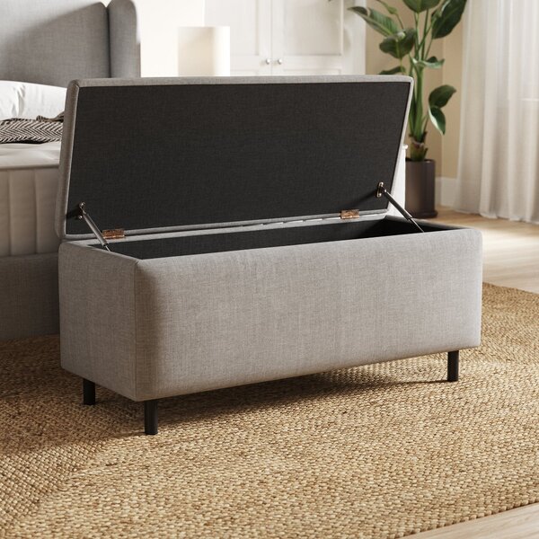 Cocoon Chenille End of Bed Ottoman