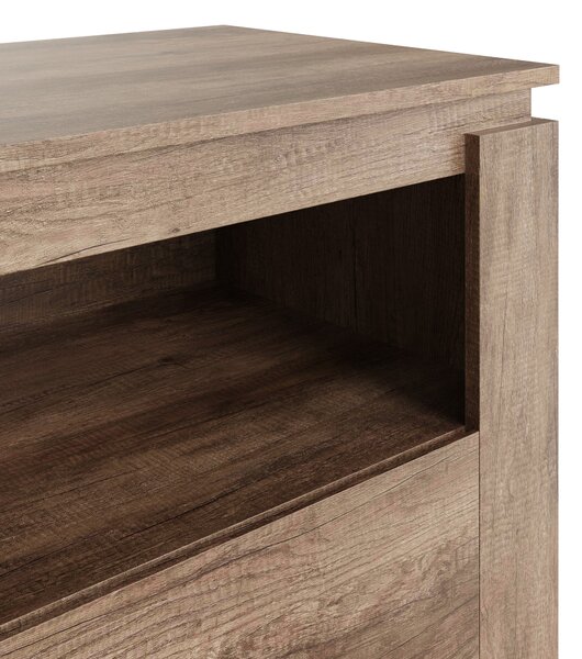 Canyon Oak 2 Drawer TV Unit for TVs up to 44"