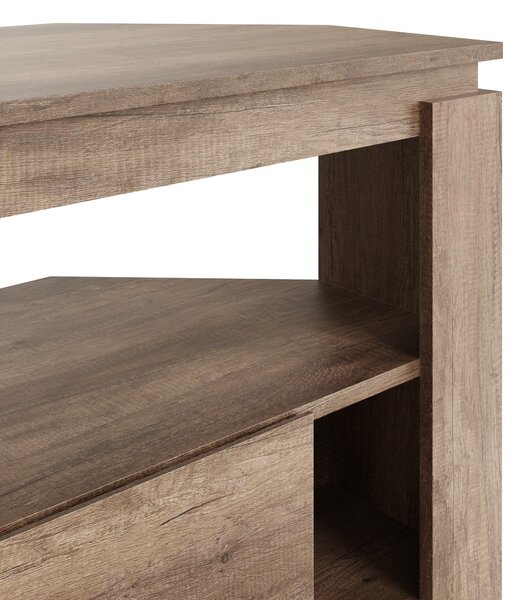 Canyon Oak Corner TV Unit for TVs up to 44"