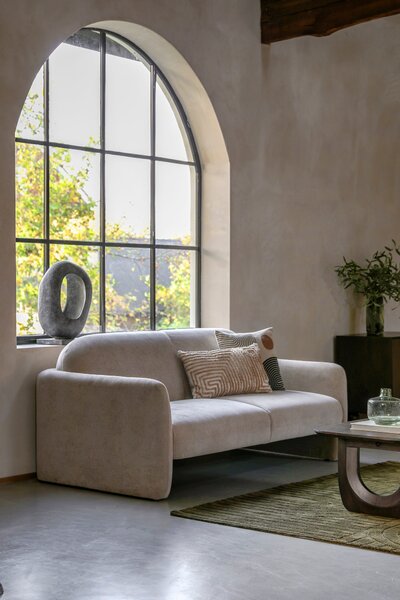 Denver Fabric 3 Seater Sofa