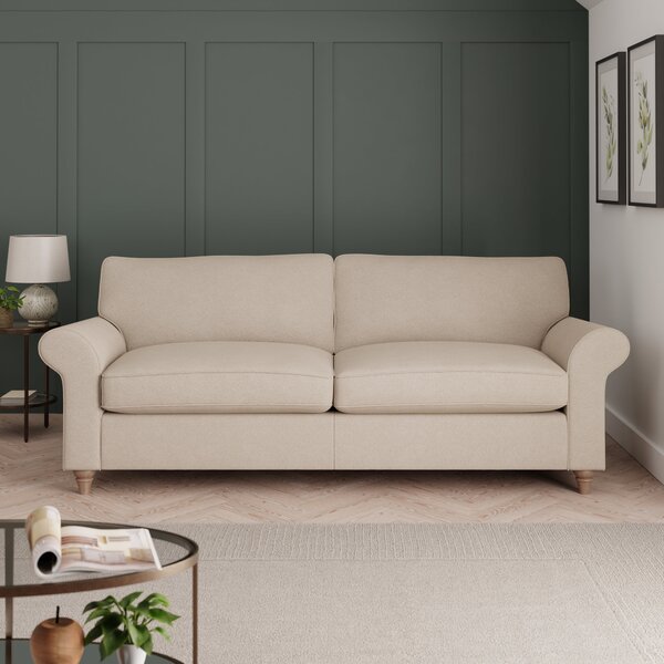 Rosa Soft Chenille 4 Seater Sofa